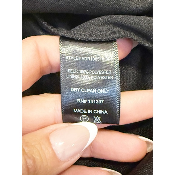 ASTR the Label V-Neck Lace Fit & Flare Dress Black L - Picture 12 of 16